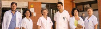 Equipo multidisciplinar de salud comunitaria trabajando en Montijo-Puebla de la Calzada en un enfoque integral para el bienestar colectivo.
