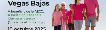Montijo acoge la XI Marcha Senderista contra el Cáncer el 19 de octubre de 2025, un evento solidario con recorrido accesible y camiseta de regalo.