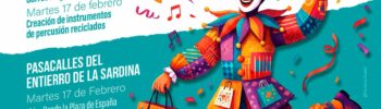 Consulta todos los actos y recorridos del Carnaval de Montijo 2026, con detalles de los desfiles escolares, comparsas y Entierro de la Sardina.