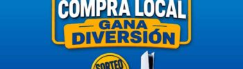 Imagen de la campaña “Compra Local, Gana Diversión” en Montijo con actividades infantiles y sorteo de una PlayStation 5 en el atrio de San Pedro.