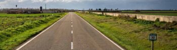 Carretera EX-209 a la altura del kilometro 32, en el termino municipal de Montijo